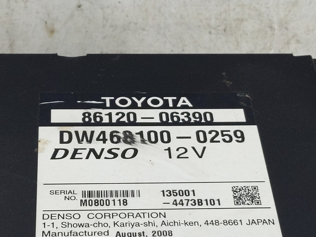 2007-2011 Toyota Camry Radio Speaker Amplifier 86120-06390|dw468100-0259 - Oemusedautoparts1.com