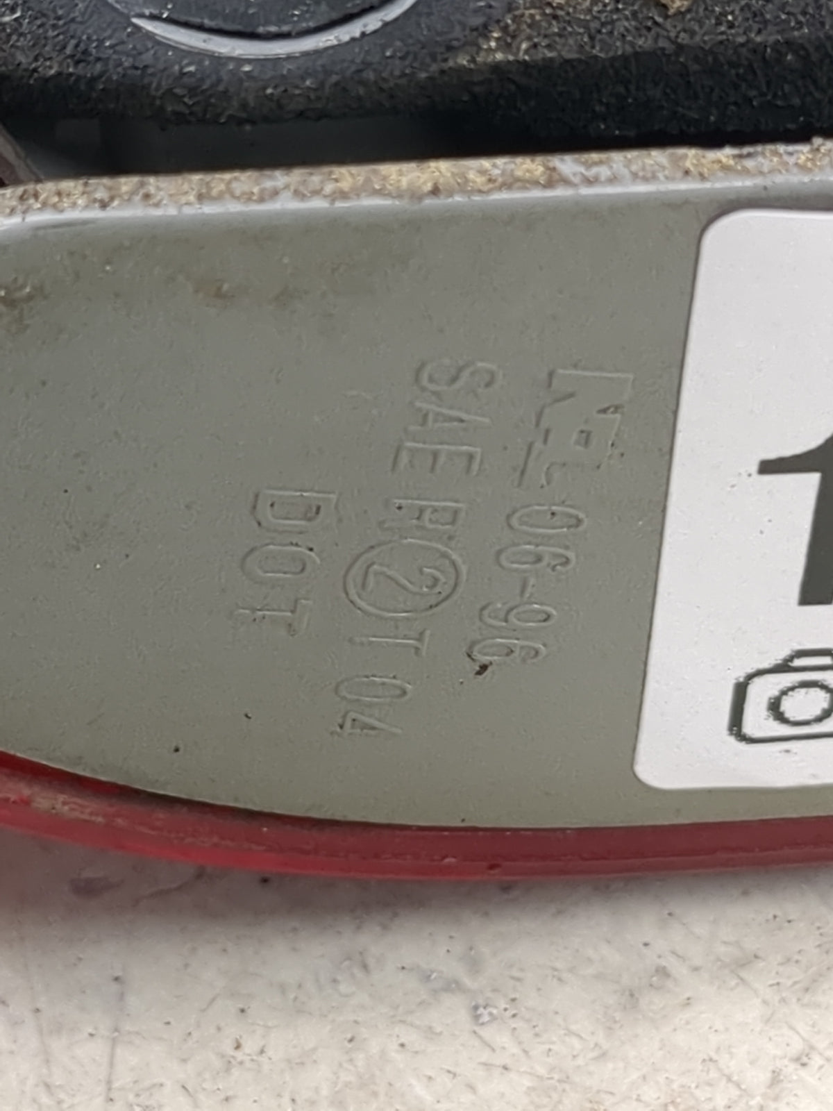 2007-2009 Toyota Camry Driver Left Side Deck Lid Mounted Tail Light Red - Oemusedautoparts1.com