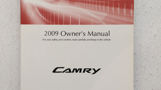 2009 Toyota Camry Owners Manual Book Guide P/N:01999-33780 OEM Used Auto Parts
