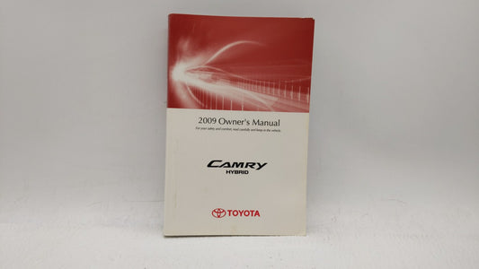 2009 Toyota Camry Owners Manual Book Guide OEM Used Auto Parts - Oemusedautoparts1.com