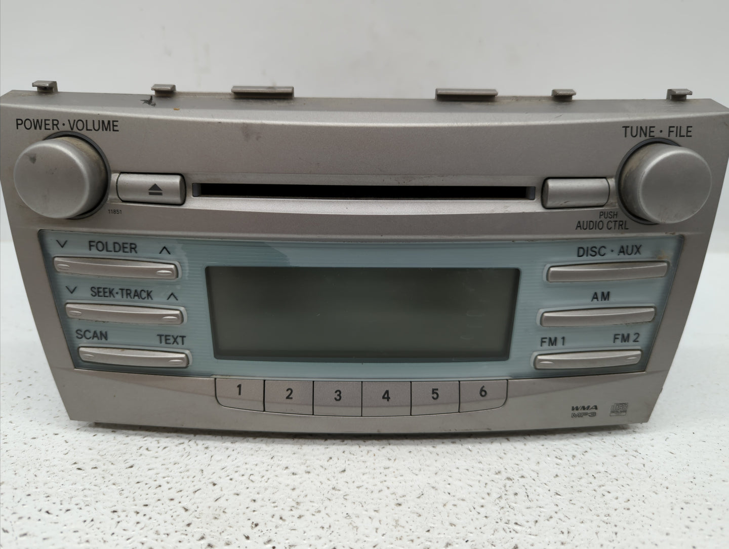 2007-2009 Toyota Camry Radio AM FM Cd Player Receiver Replacement P/N:86120-06182 86120-33890 Fits Fits 2007 2008 2009 OEM U