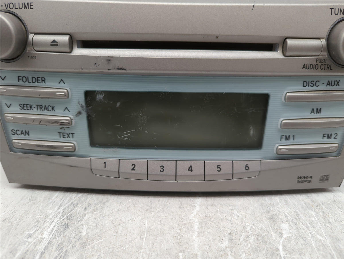 2007-2009 Toyota Camry Am Fm Cd Player Radio Receiver 348229 - Oemusedautoparts1.com