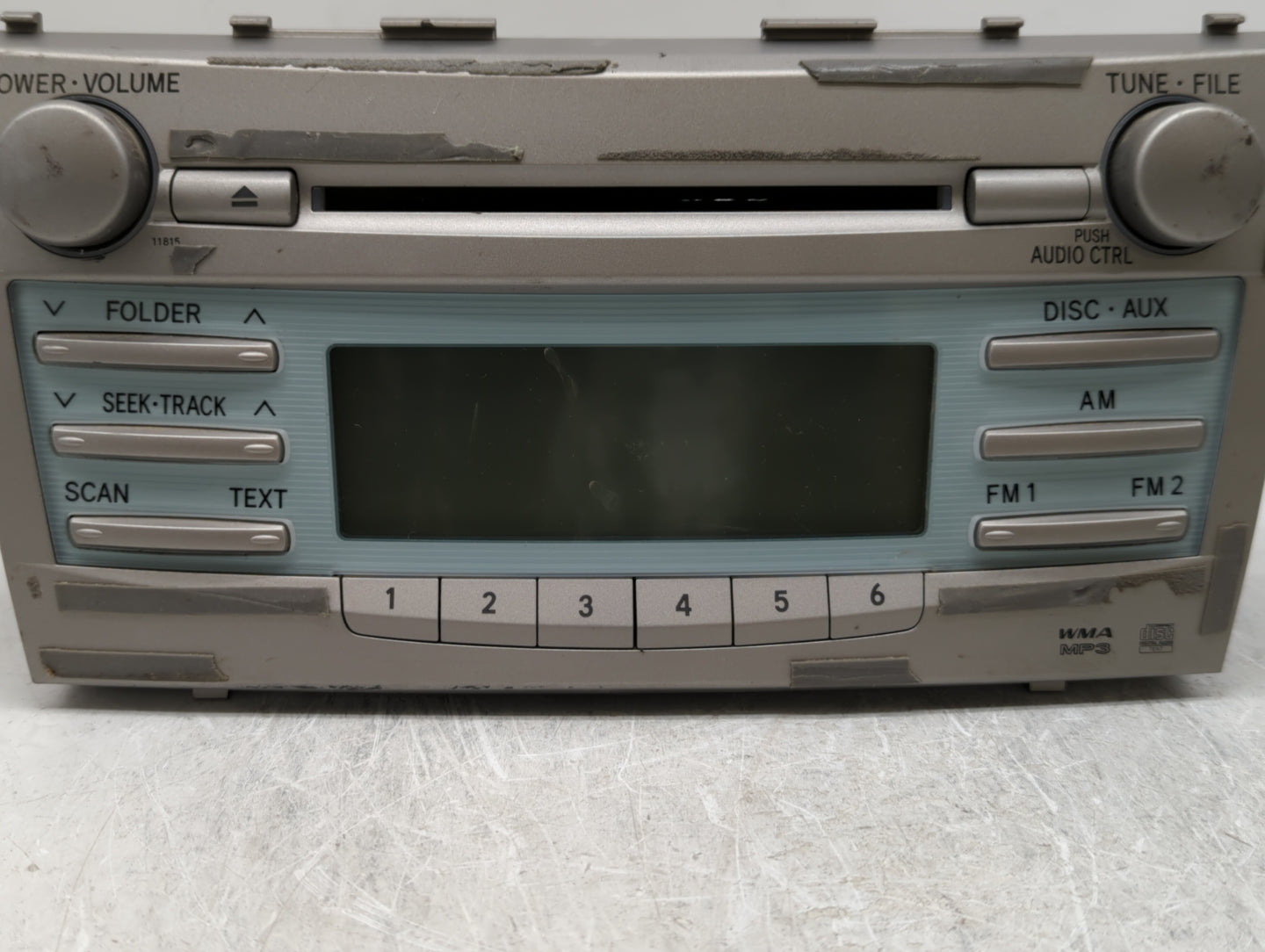 2007-2009 Toyota Camry Am Fm Cd Player Radio Receiver - Oemusedautoparts1.com