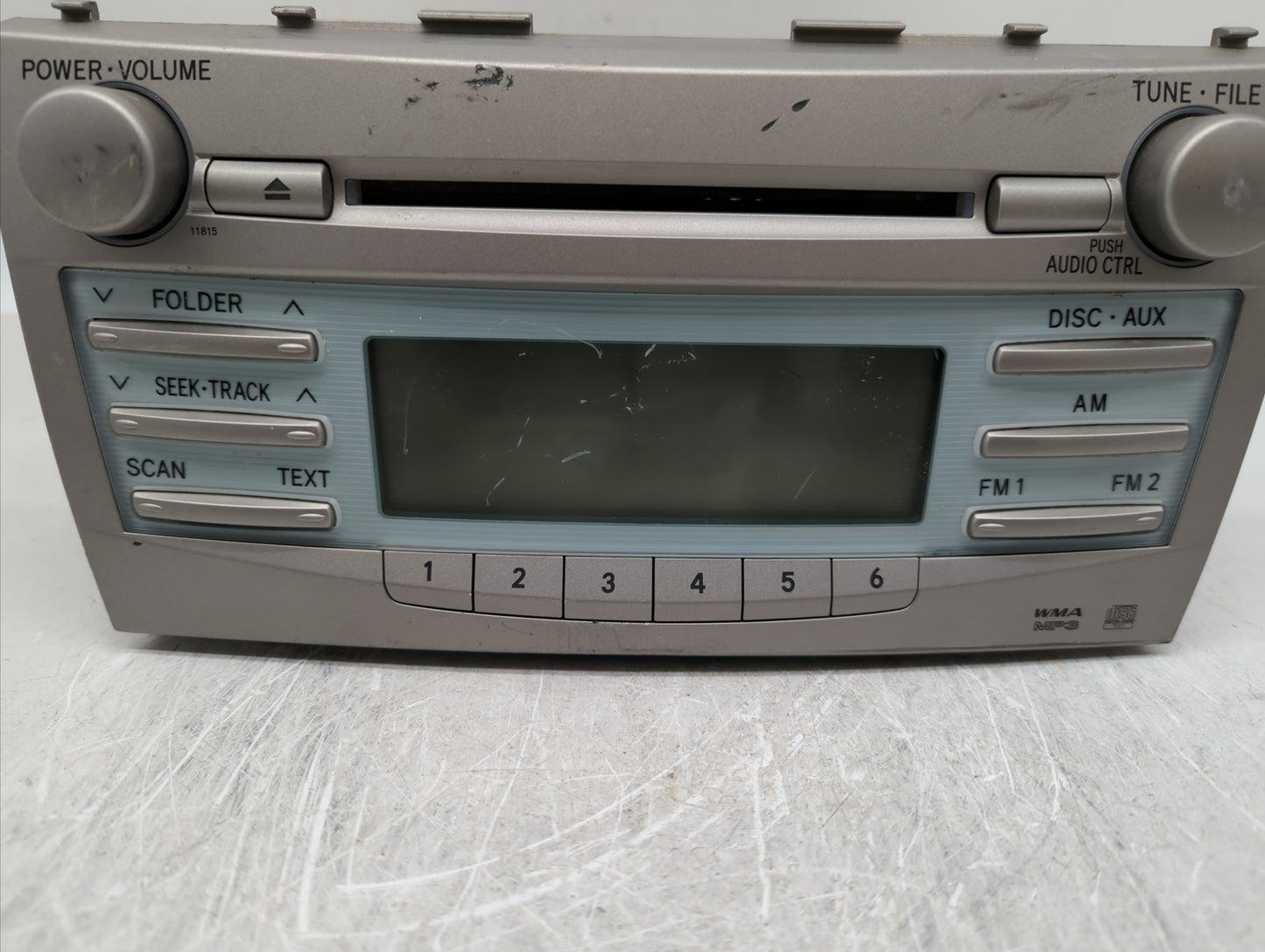 2007-2009 Toyota Camry Am Fm Cd Player Radio Receiver - Oemusedautoparts1.com