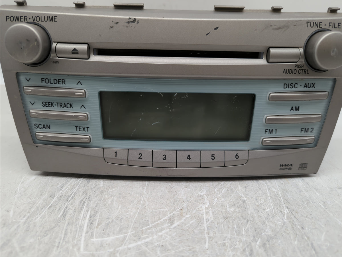 2007-2009 Toyota Camry Am Fm Cd Player Radio Receiver 348345 - Oemusedautoparts1.com