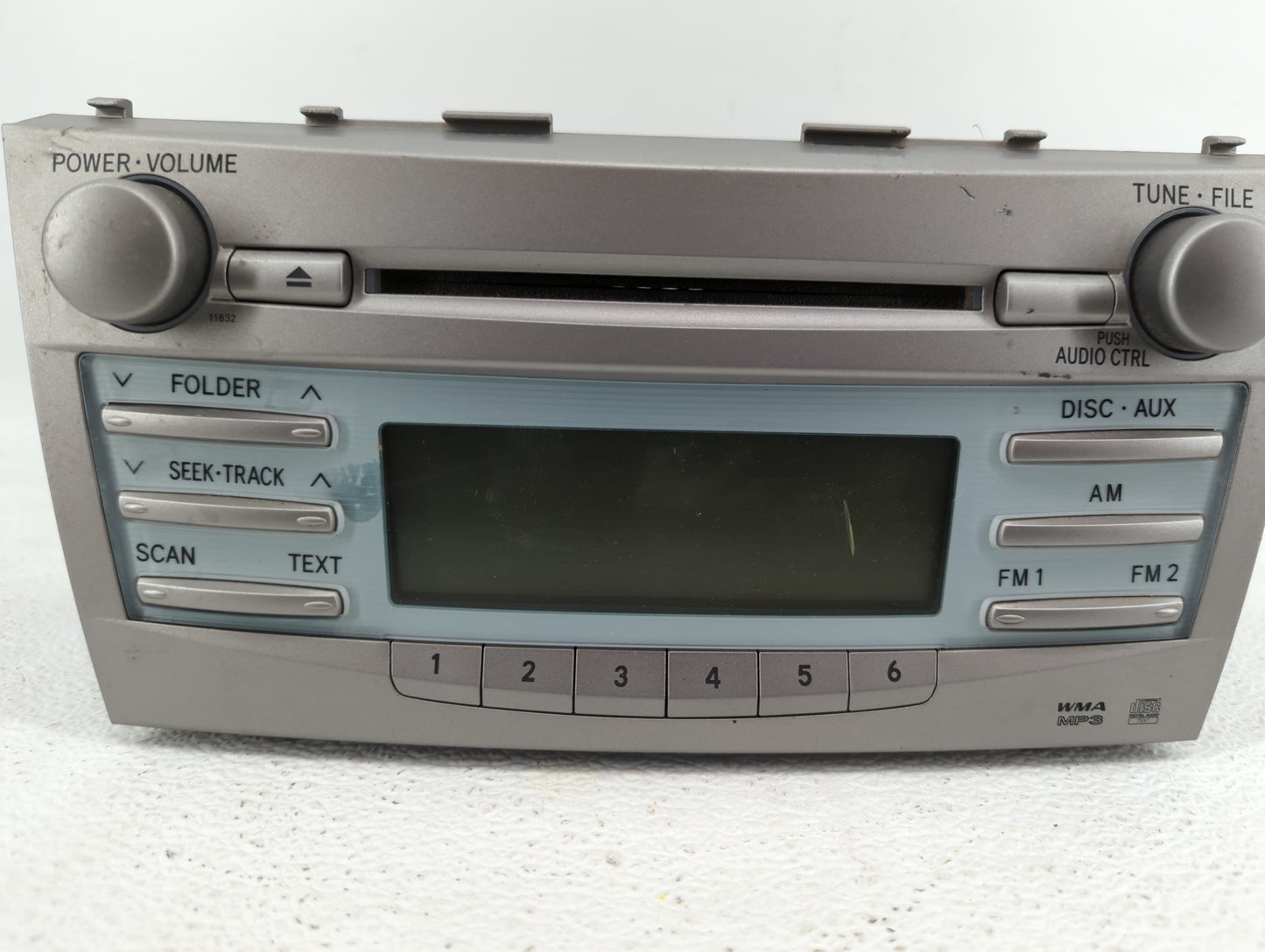 2007-2009 Toyota Camry Radio AM FM Cd Player Receiver Replacement P/N:86120-06182 86120-33890 Fits Fits 2007 2008 2009 OEM U