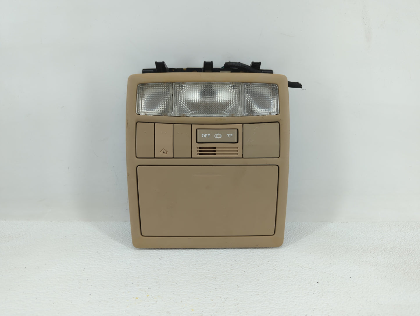 2009 Toyota Camry Overhead Roof Console Beige - Oemusedautoparts1.com