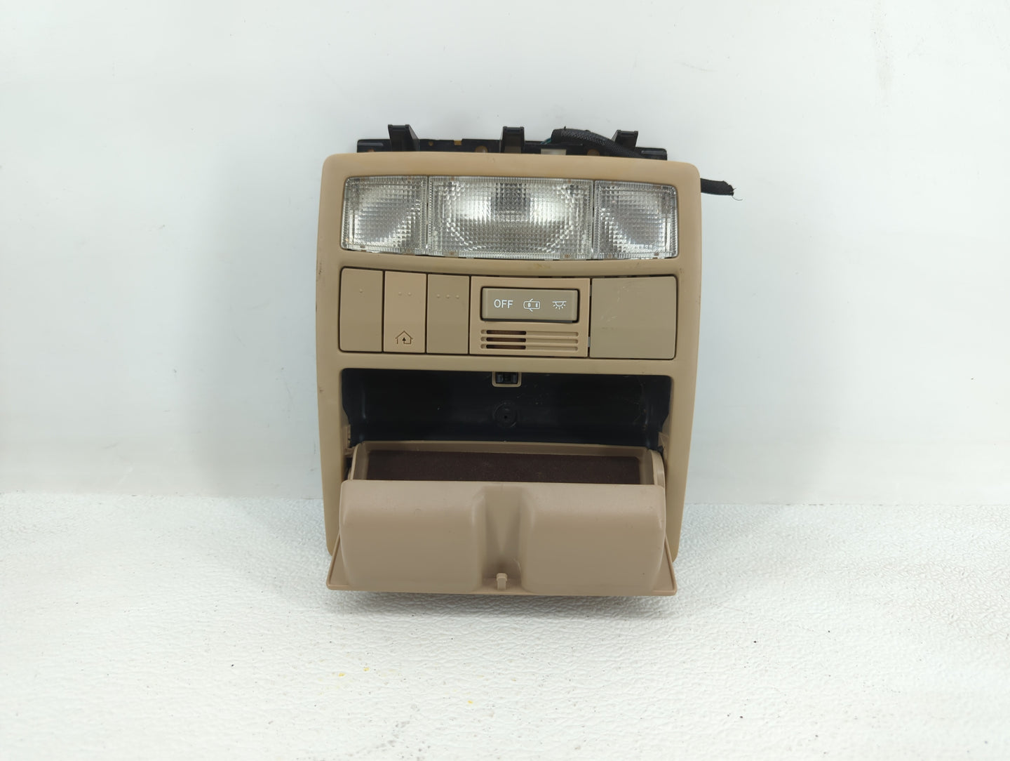 2009 Toyota Camry Overhead Roof Console Beige - Oemusedautoparts1.com