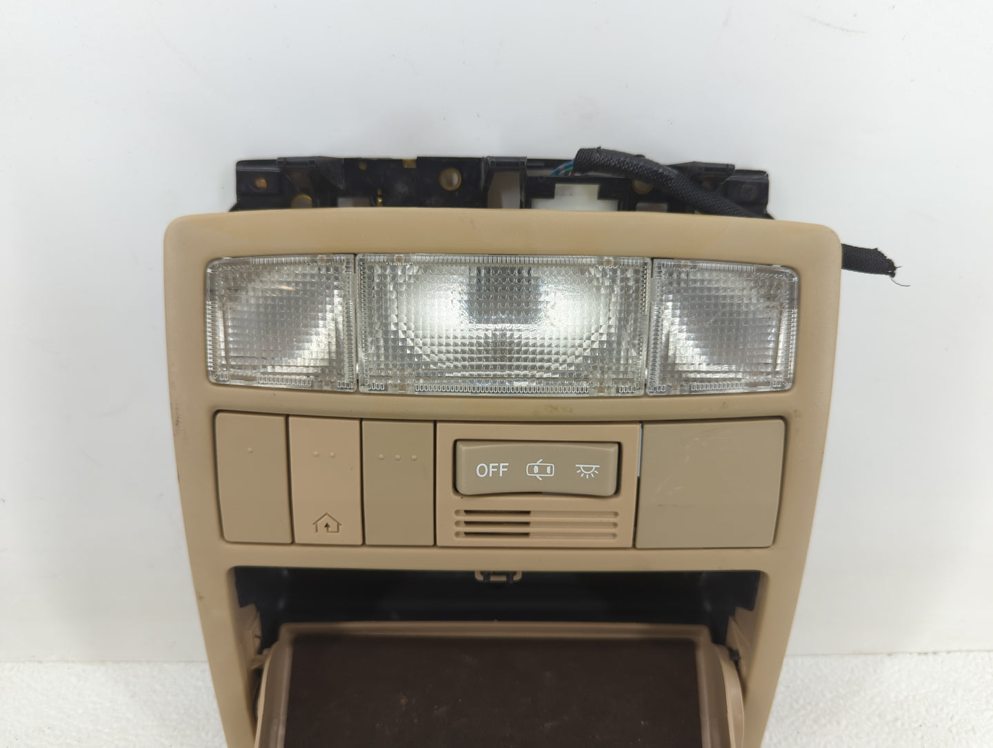 2009 Toyota Camry Overhead Roof Console Beige - Oemusedautoparts1.com