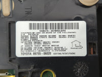 2009 Toyota Camry Overhead Roof Console Beige - Oemusedautoparts1.com