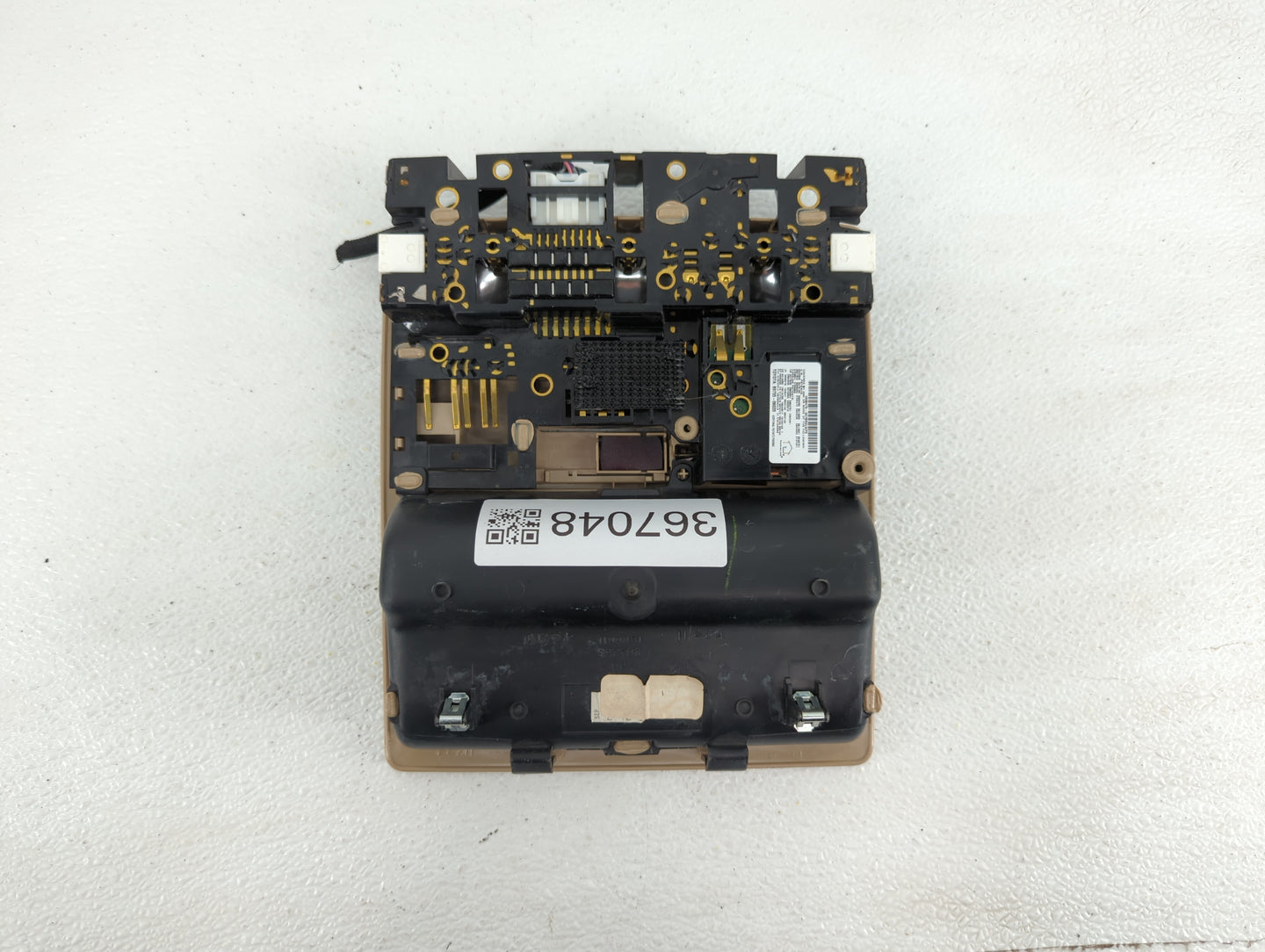 2009 Toyota Camry Overhead Roof Console Beige - Oemusedautoparts1.com
