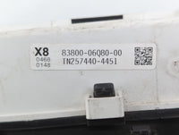 2008-2009 Toyota Camry Instrument Cluster Speedometer Gauges P/N:83800-06Q80-00 Fits Fits 2008 2009 OEM Used Auto Parts - Oe