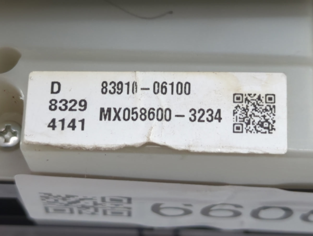 2007-2011 Toyota Camry Information Radio Display Screen Black 410099 - Oemusedautoparts1.com