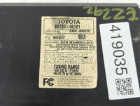 2007-2009 Toyota Camry Am Fm Cd Player Radio Receiver - Oemusedautoparts1.com