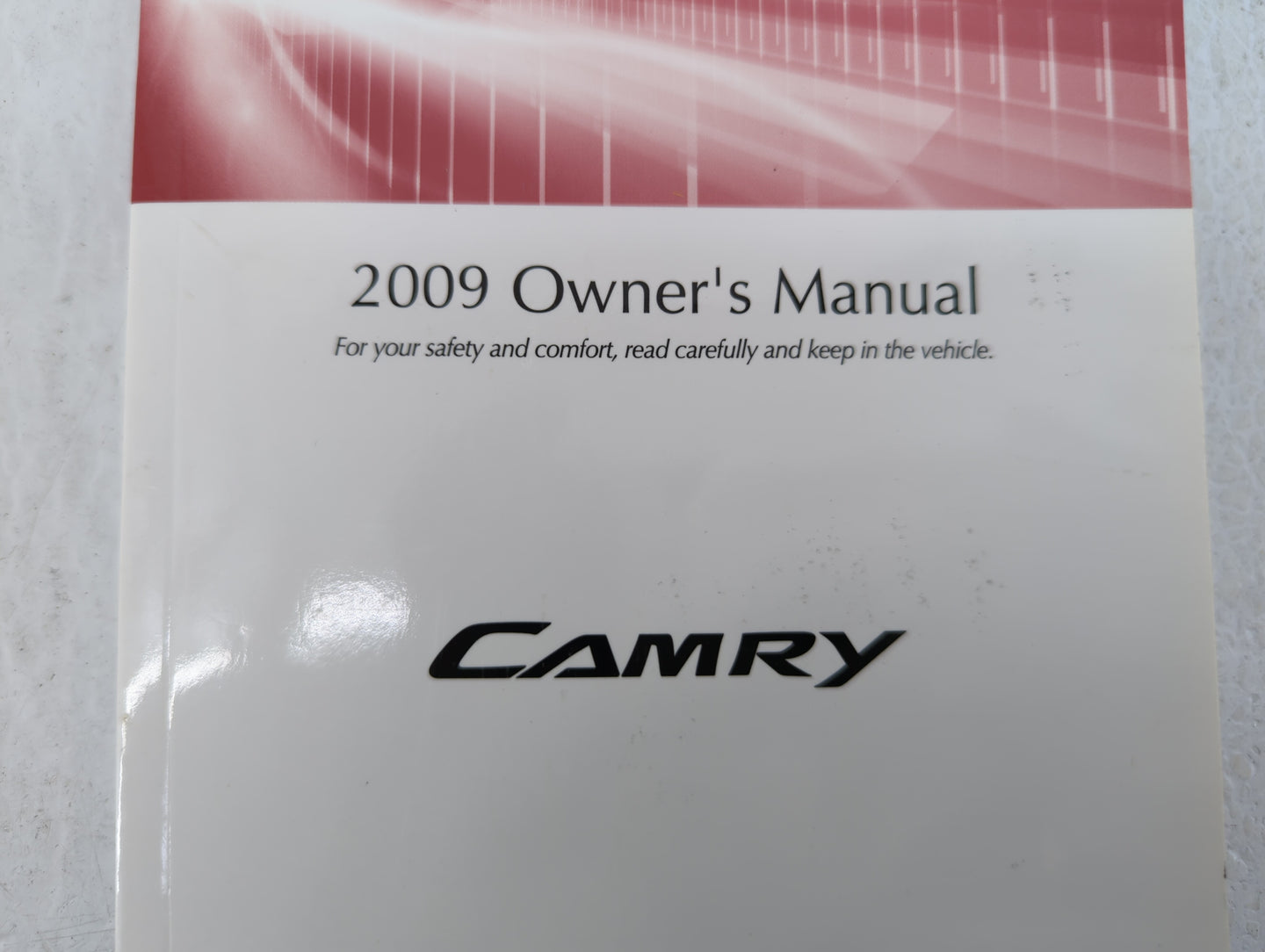 2009 Toyota Camry Owners Manual Book Guide OEM Used Auto Parts - Oemusedautoparts1.com