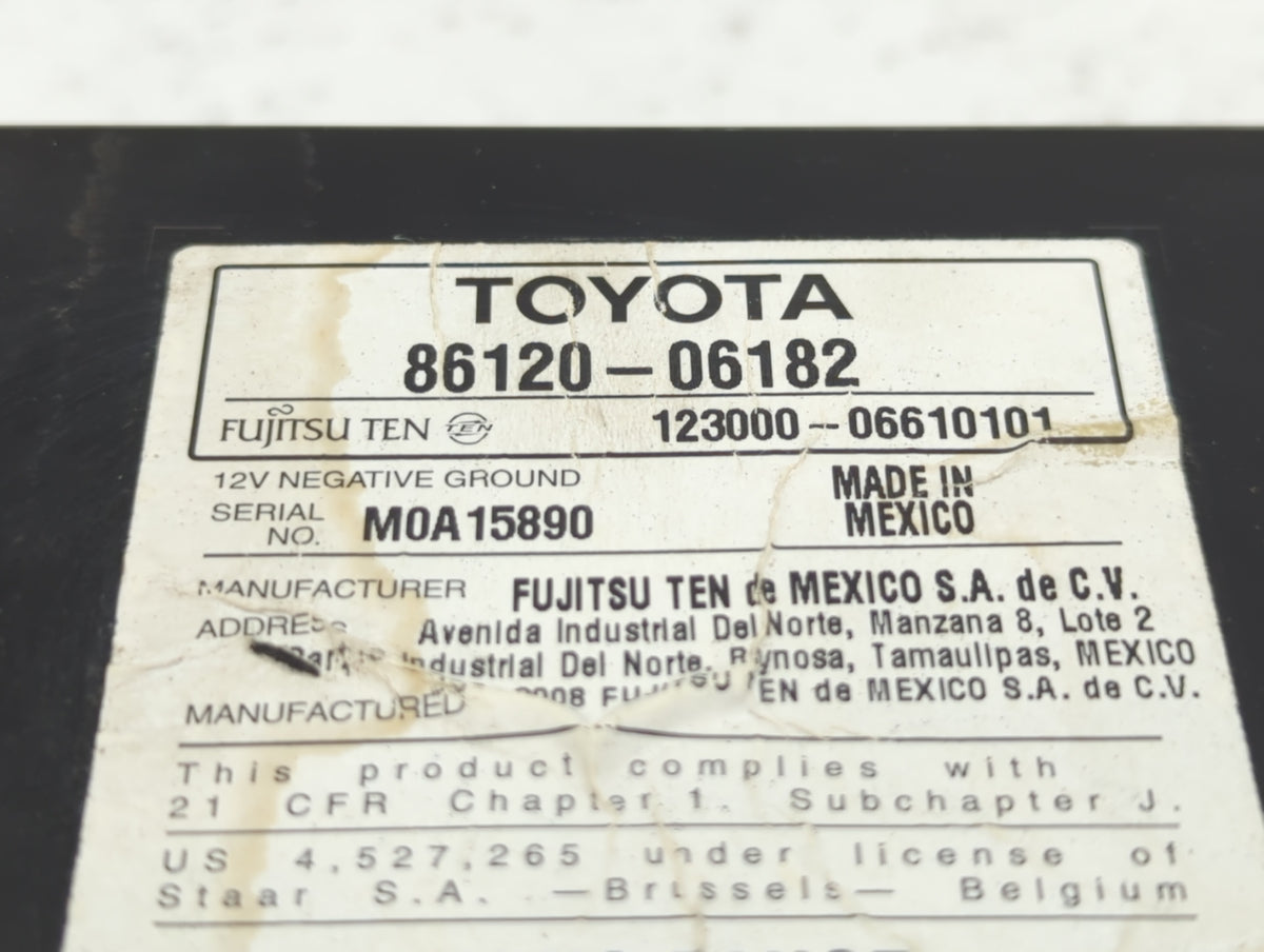 2007-2009 Toyota Camry Am Fm Cd Player Radio Receiver 464328 - Oemusedautoparts1.com