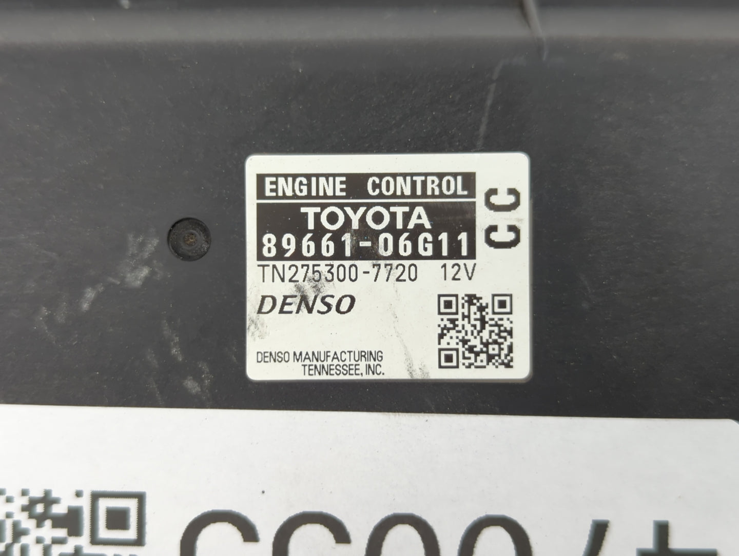 2008-2009 Toyota Camry PCM Engine Control Computer ECU ECM PCU OEM P/N:89661-06G41 89661-06G40, 89661-06G10 Fits Fits 2008 2