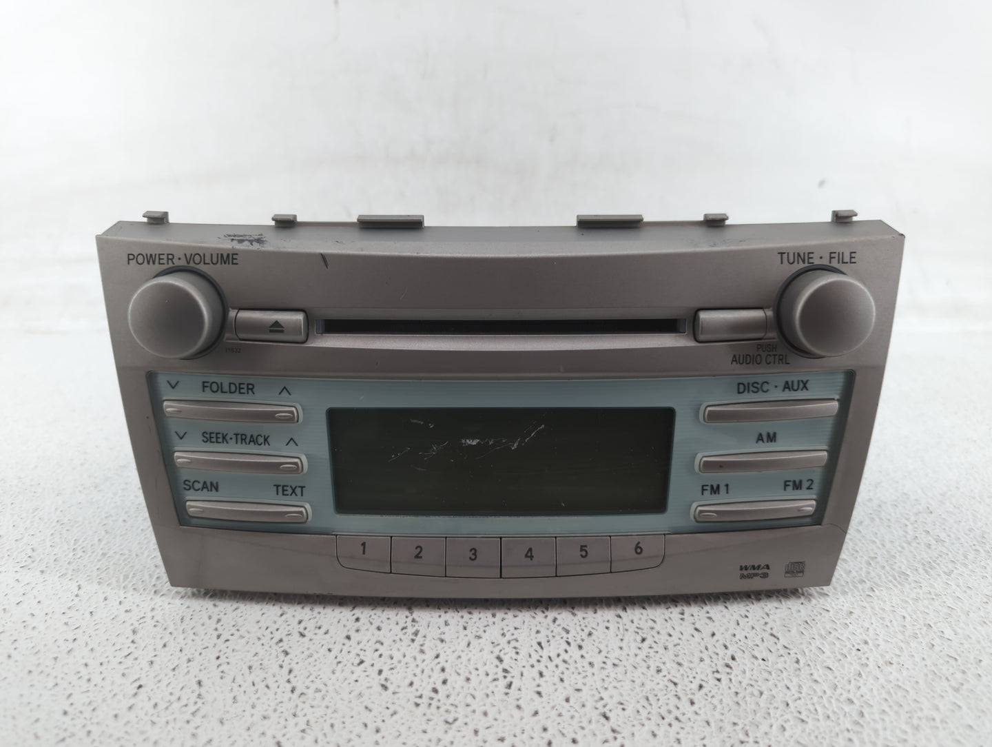2007-2009 Toyota Camry Radio AM FM Cd Player Receiver Replacement P/N:86120-06181 86120-06182 Fits Fits 2007 2008 2009 OEM U