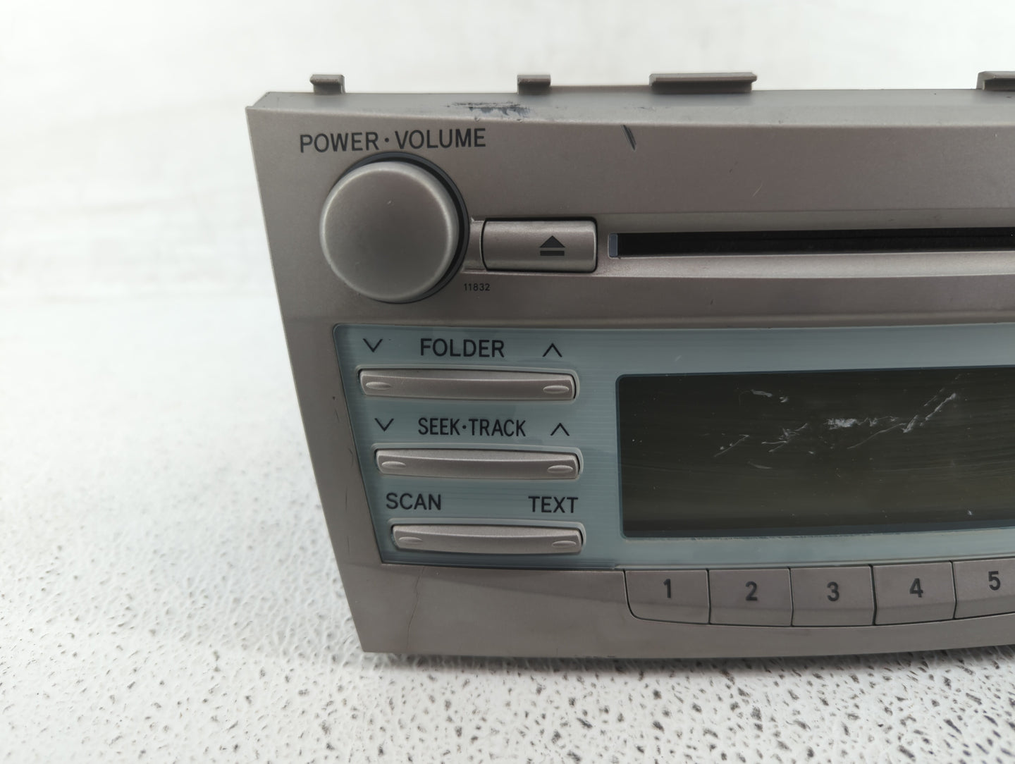 2007-2009 Toyota Camry Radio AM FM Cd Player Receiver Replacement P/N:86120-06181 86120-06182 Fits Fits 2007 2008 2009 OEM U
