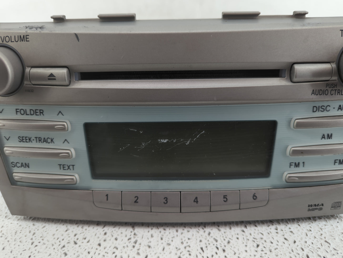 2007-2009 Toyota Camry Radio AM FM Cd Player Receiver Replacement P/N:86120-06181 86120-06182 Fits Fits 2007 2008 2009 OEM U
