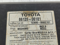 2007-2009 Toyota Camry Radio AM FM Cd Player Receiver Replacement P/N:86120-06181 86120-06182 Fits Fits 2007 2008 2009 OEM U