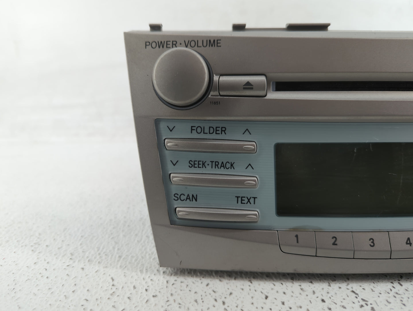 2007-2009 Toyota Camry Radio AM FM Cd Player Receiver Replacement P/N:86120-06181 86120-06182 Fits Fits 2007 2008 2009 OEM U