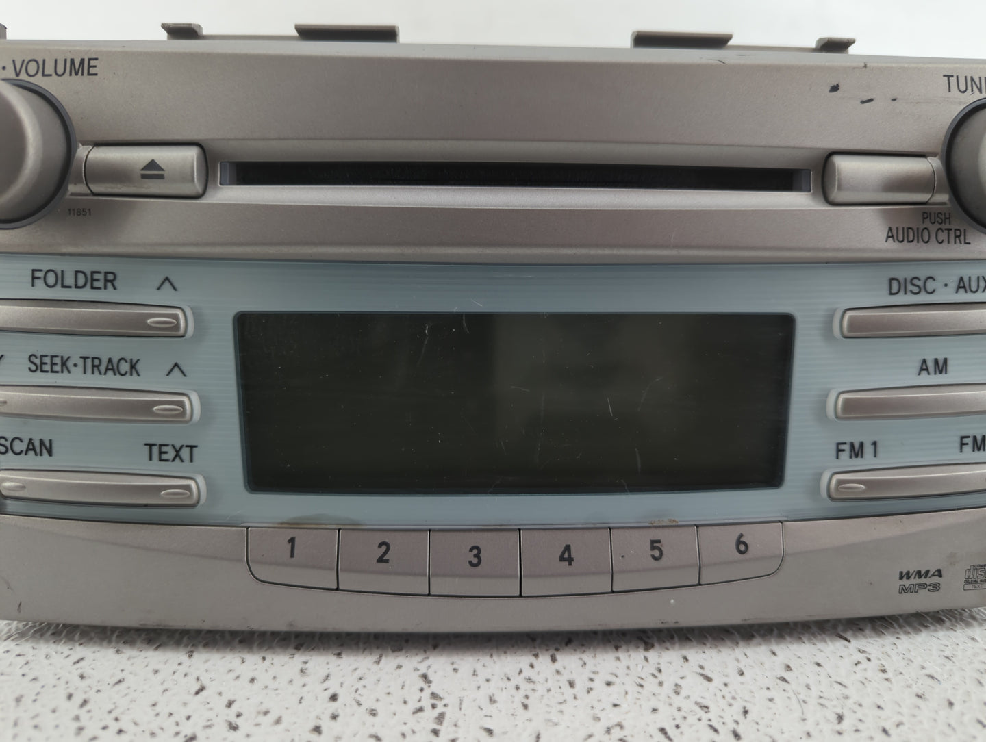2007-2009 Toyota Camry Radio AM FM Cd Player Receiver Replacement P/N:86120-06181 86120-06182 Fits Fits 2007 2008 2009 OEM U