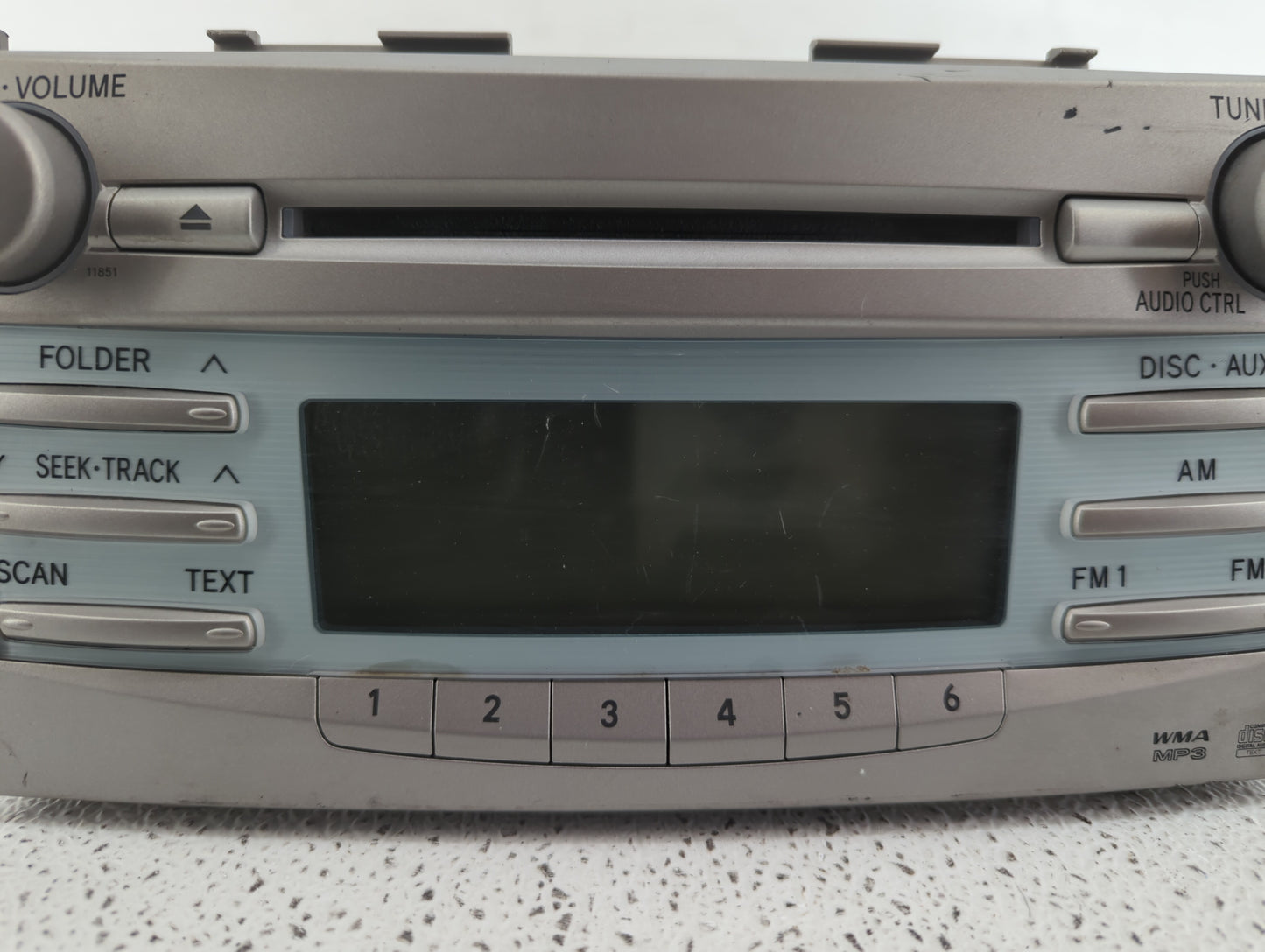 2007-2009 Toyota Camry Radio AM FM Cd Player Receiver Replacement P/N:86120-06181 86120-06182 Fits Fits 2007 2008 2009 OEM U