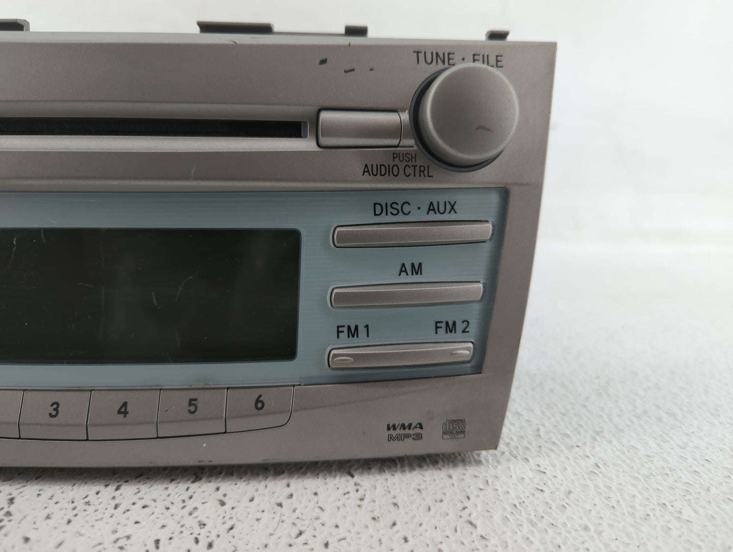 2007-2009 Toyota Camry Radio AM FM Cd Player Receiver Replacement P/N:86120-06181 86120-06182 Fits Fits 2007 2008 2009 OEM U