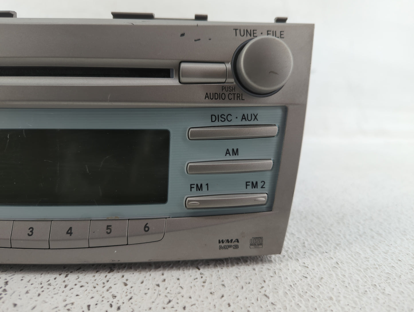 2007-2009 Toyota Camry Radio AM FM Cd Player Receiver Replacement P/N:86120-06181 86120-06182 Fits Fits 2007 2008 2009 OEM U