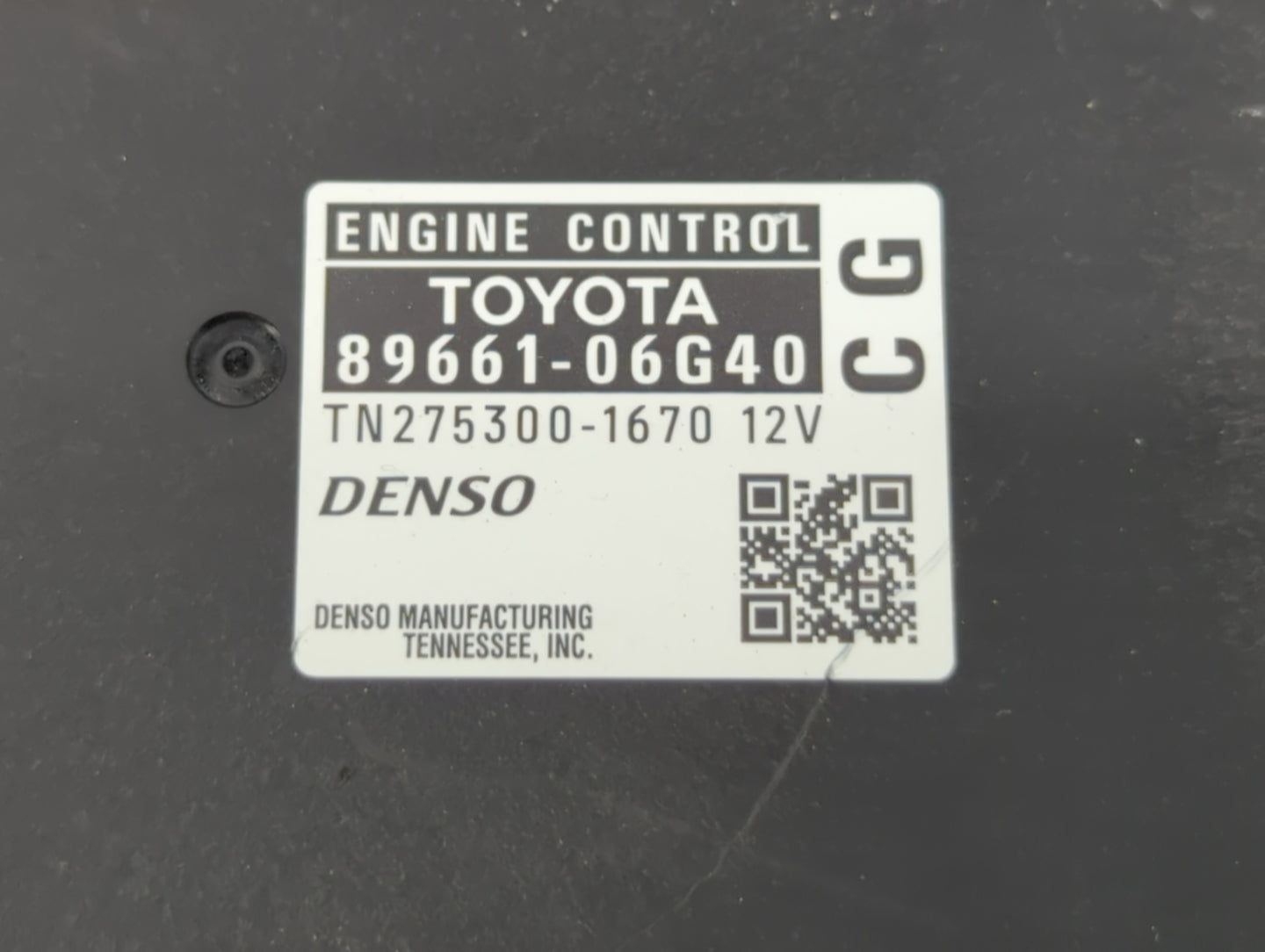 2008-2009 Toyota Camry PCM Engine Control Computer ECU ECM PCU OEM P/N:89661-06G41 89661-06G40, 89661-06G10 Fits Fits 2008 2