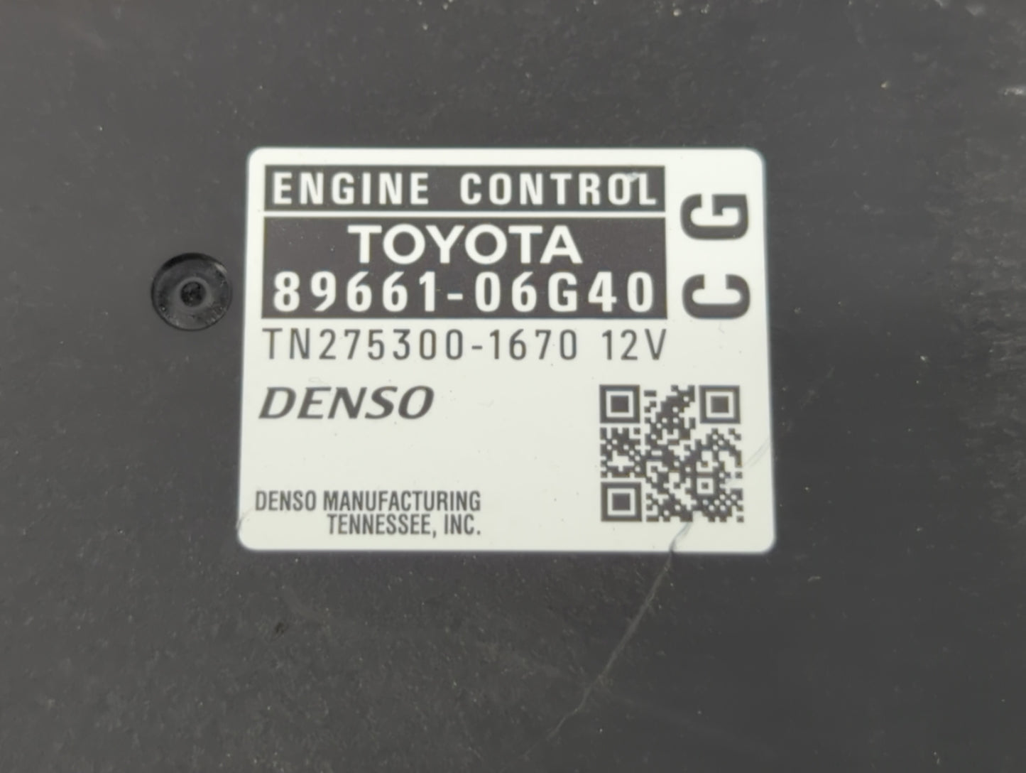 2008-2009 Toyota Camry PCM Engine Control Computer ECU ECM PCU OEM P/N:89661-06G41 89661-06G40, 89661-06G10 Fits Fits 2008 2