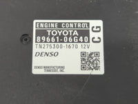 2008-2009 Toyota Camry PCM Engine Control Computer ECU ECM PCU OEM P/N:89661-06G41 89661-06G40, 89661-06G10 Fits Fits 2008 2