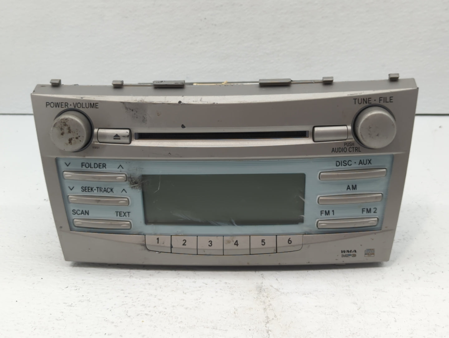 2007-2009 Toyota Camry Radio AM FM Cd Player Receiver Replacement P/N:86120-06182 Fits Fits 2007 2008 2009 OEM Used Auto Par