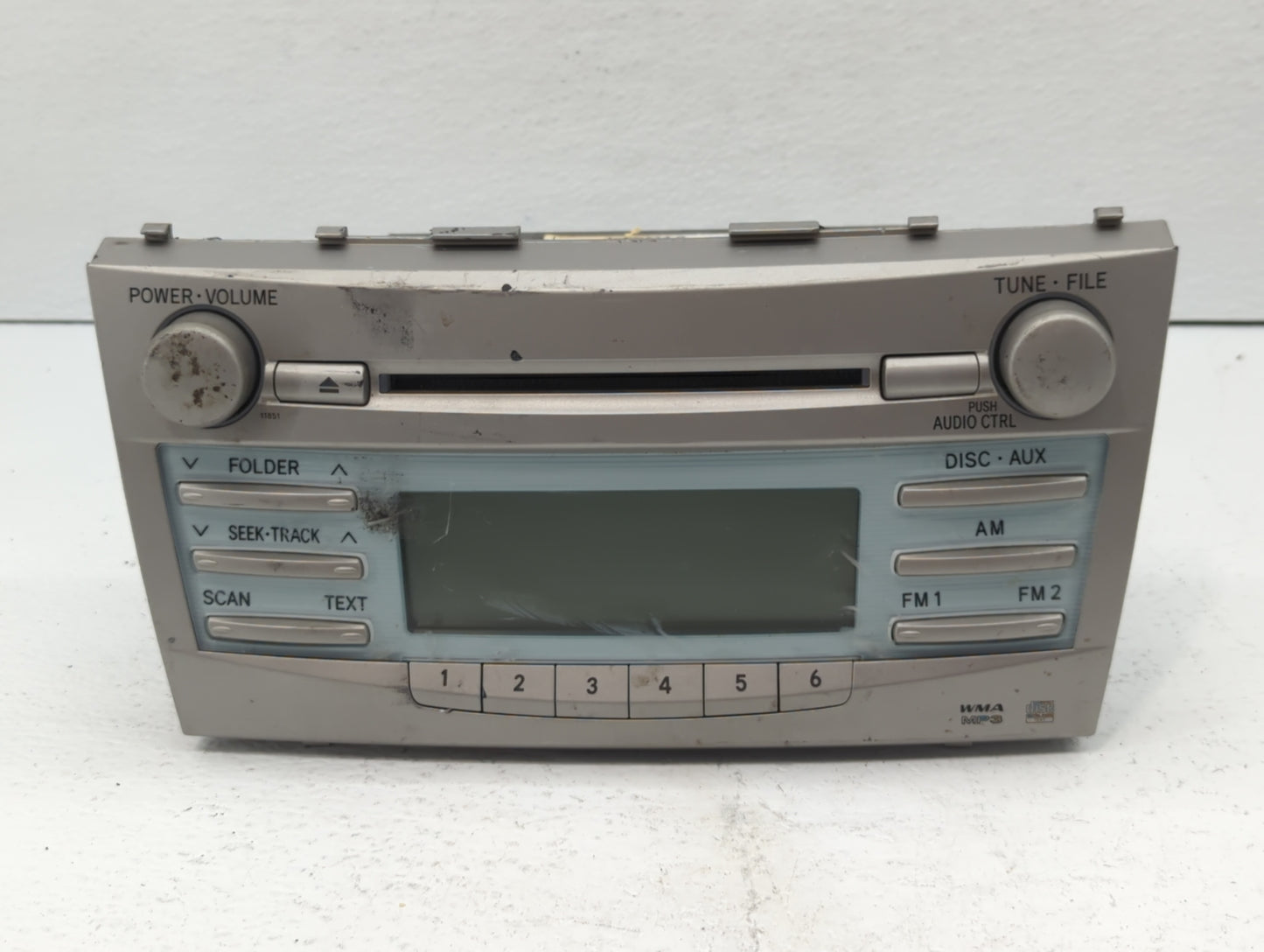 2007-2009 Toyota Camry Radio AM FM Cd Player Receiver Replacement P/N:86120-06182 Fits Fits 2007 2008 2009 OEM Used Auto Par