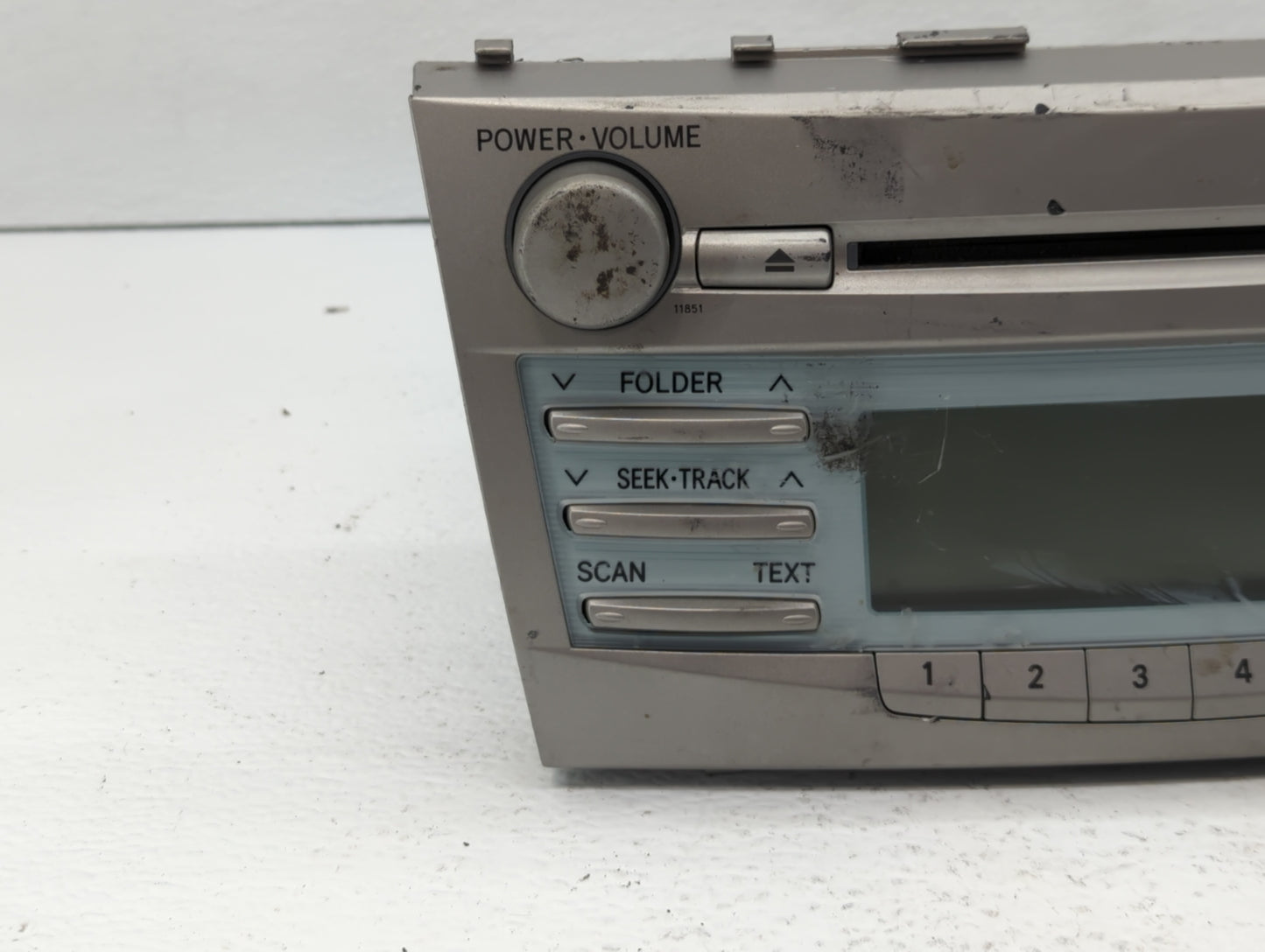 2007-2009 Toyota Camry Radio AM FM Cd Player Receiver Replacement P/N:86120-06182 Fits Fits 2007 2008 2009 OEM Used Auto Par