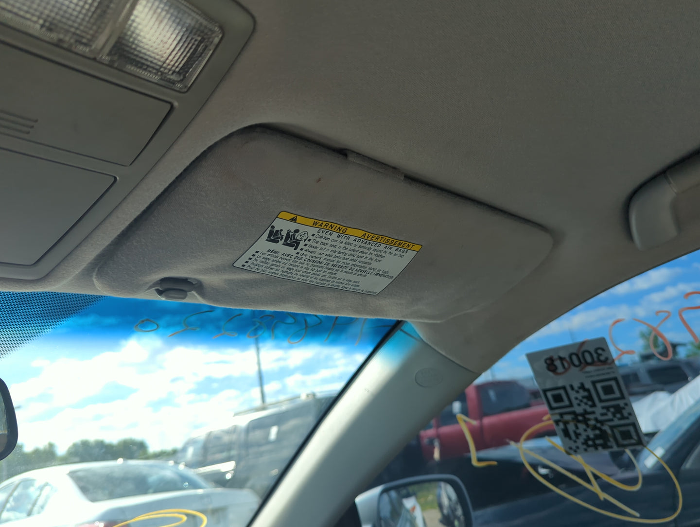 2007-2011 Toyota Camry Sun Visor Shade Replacement Passenger Right Mirror Fits Fits 2007 2008 2009 2010 2011 OEM Used Auto P