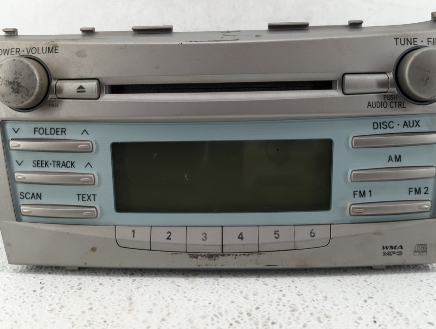 2007-2009 Toyota Camry Radio AM FM Cd Player Receiver Replacement P/N:86120-06181 Fits Fits 2007 2008 2009 OEM Used Auto Par