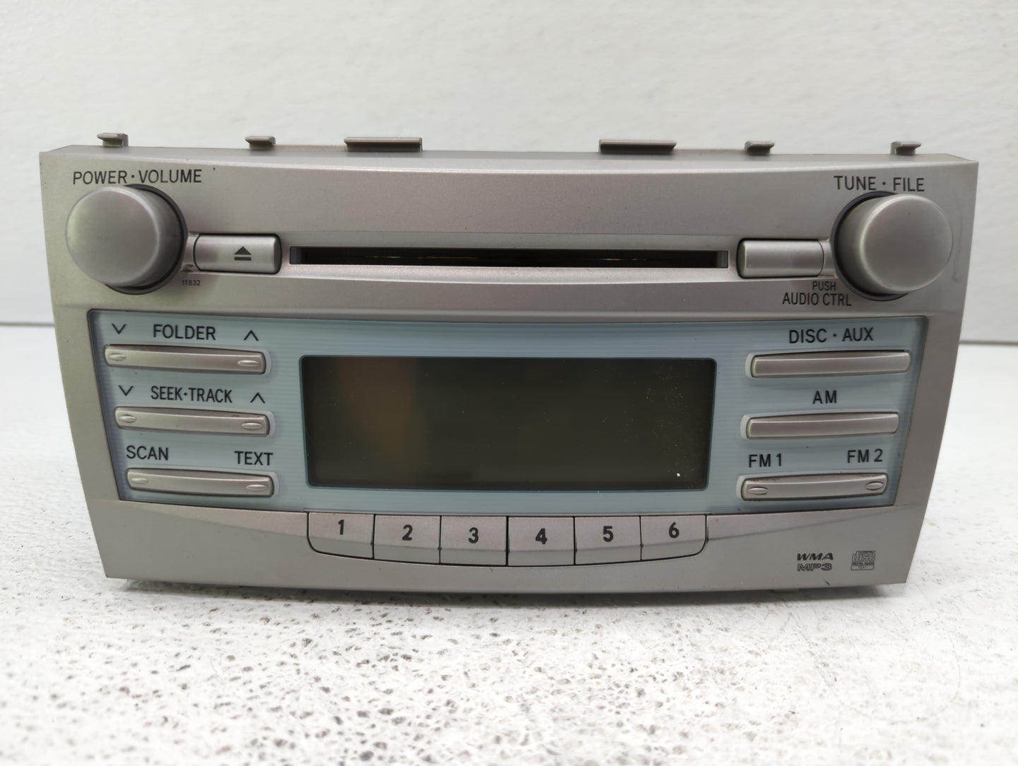 2007-2009 Toyota Camry Radio AM FM Cd Player Receiver Replacement P/N:86120-06181 Fits Fits 2007 2008 2009 OEM Used Auto Par
