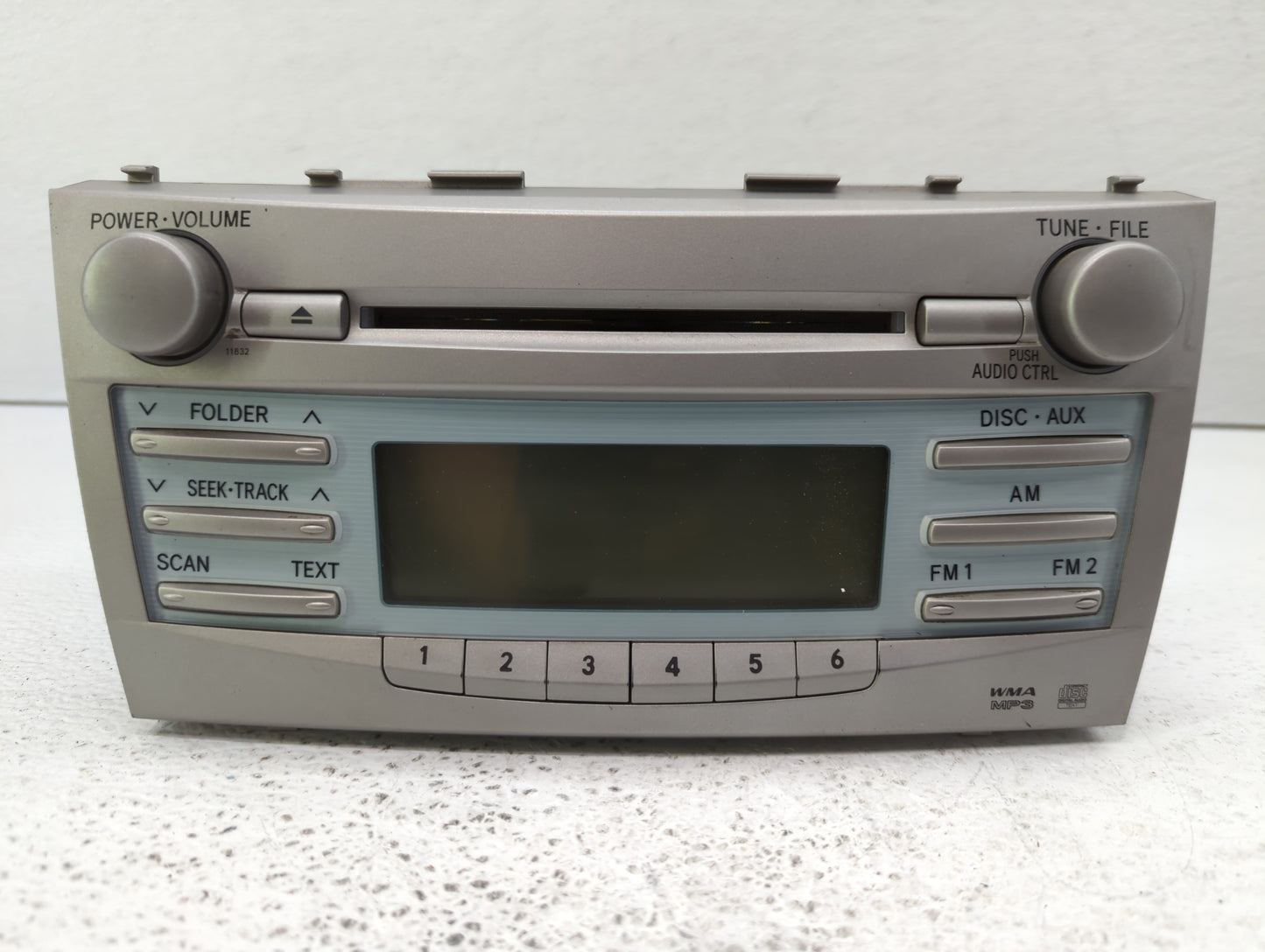 2007-2009 Toyota Camry Radio AM FM Cd Player Receiver Replacement P/N:86120-06181 Fits Fits 2007 2008 2009 OEM Used Auto Par