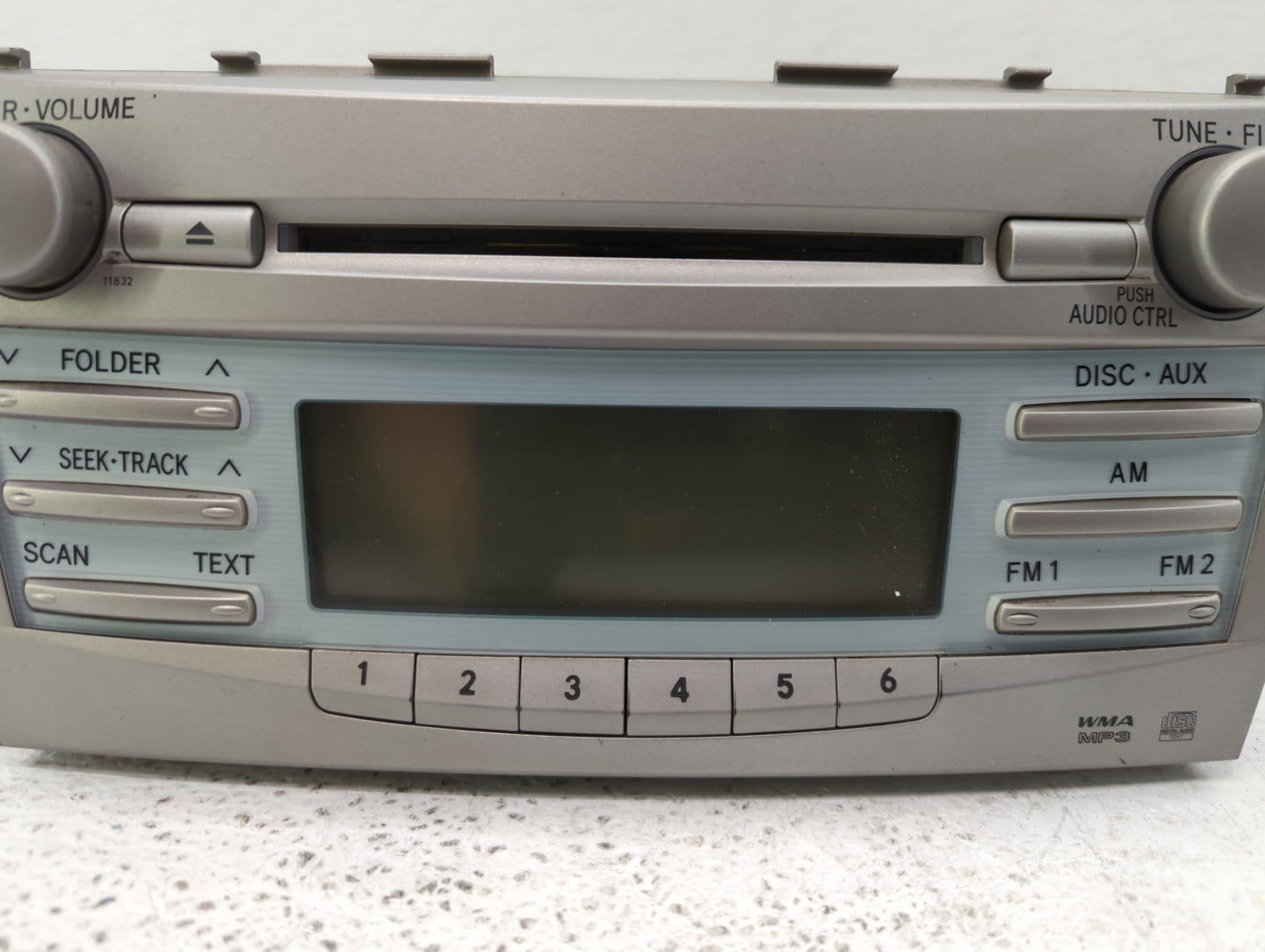 2007-2009 Toyota Camry Radio AM FM Cd Player Receiver Replacement P/N:86120-06181 Fits Fits 2007 2008 2009 OEM Used Auto Par