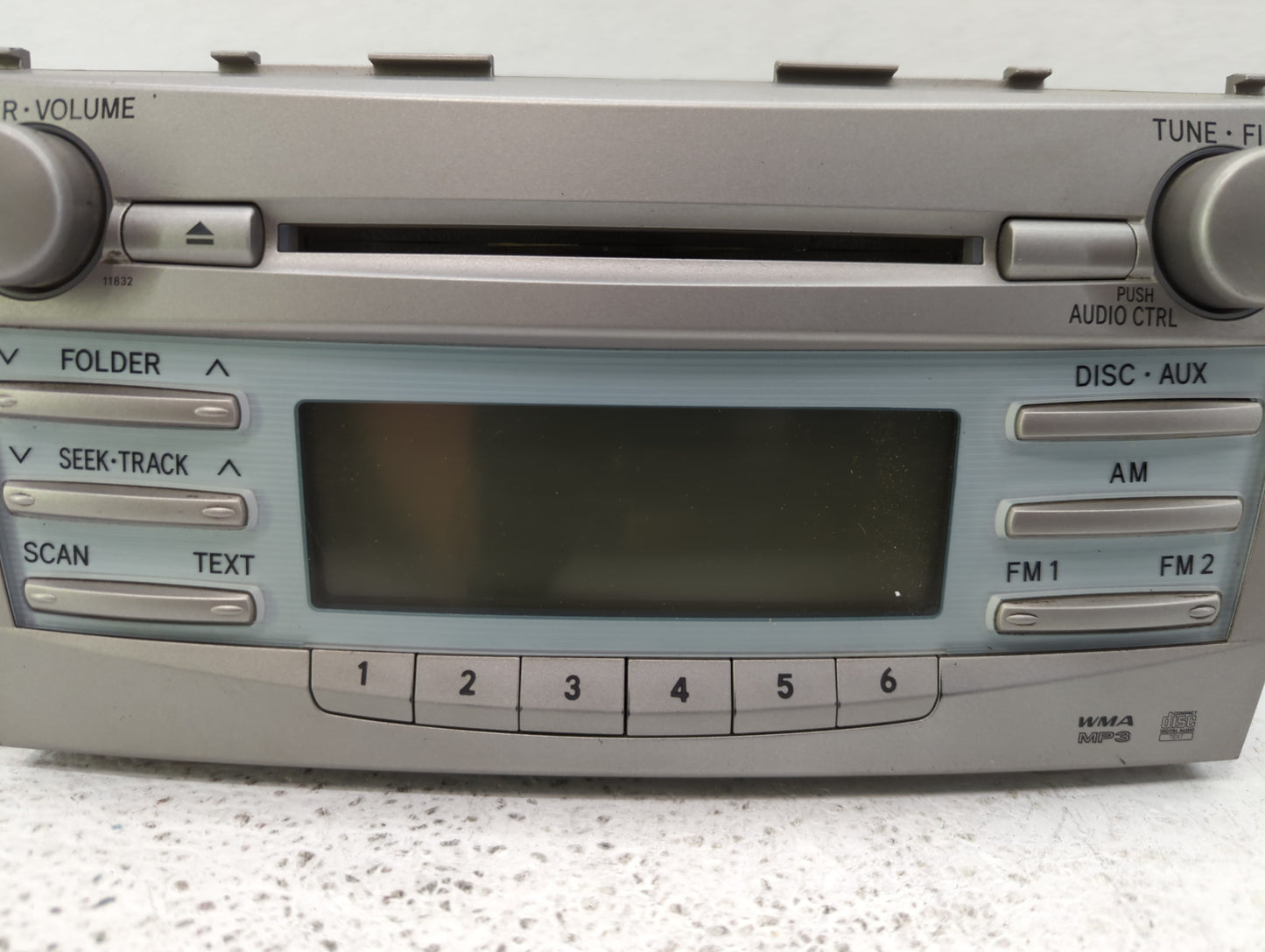 2007-2009 Toyota Camry Radio AM FM Cd Player Receiver Replacement P/N:86120-06181 Fits Fits 2007 2008 2009 OEM Used Auto Par