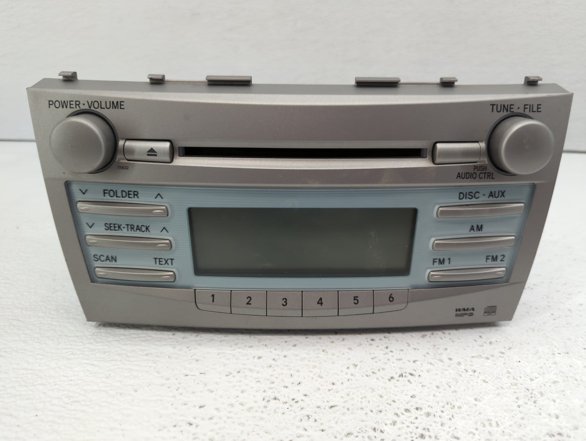2007-2009 Toyota Camry Radio AM FM Cd Player Receiver Replacement P/N:86120-06181 Fits Fits 2007 2008 2009 OEM Used Auto Par
