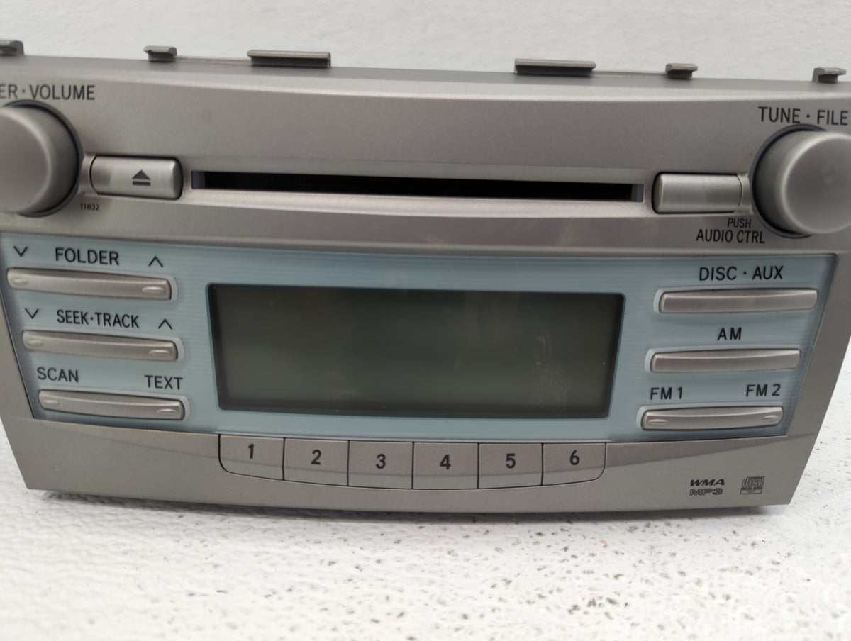 2007-2009 Toyota Camry Radio AM FM Cd Player Receiver Replacement P/N:86120-06181 Fits Fits 2007 2008 2009 OEM Used Auto Par