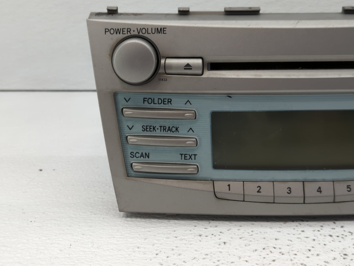2007-2009 Toyota Camry Radio AM FM Cd Player Receiver Replacement Fits Fits 2007 2008 2009 OEM Used Auto Parts - Oemusedauto