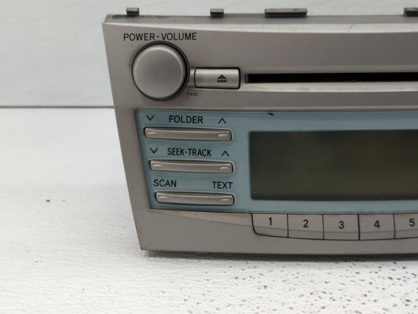 2007-2009 Toyota Camry Radio AM FM Cd Player Receiver Replacement Fits Fits 2007 2008 2009 OEM Used Auto Parts - Oemusedauto