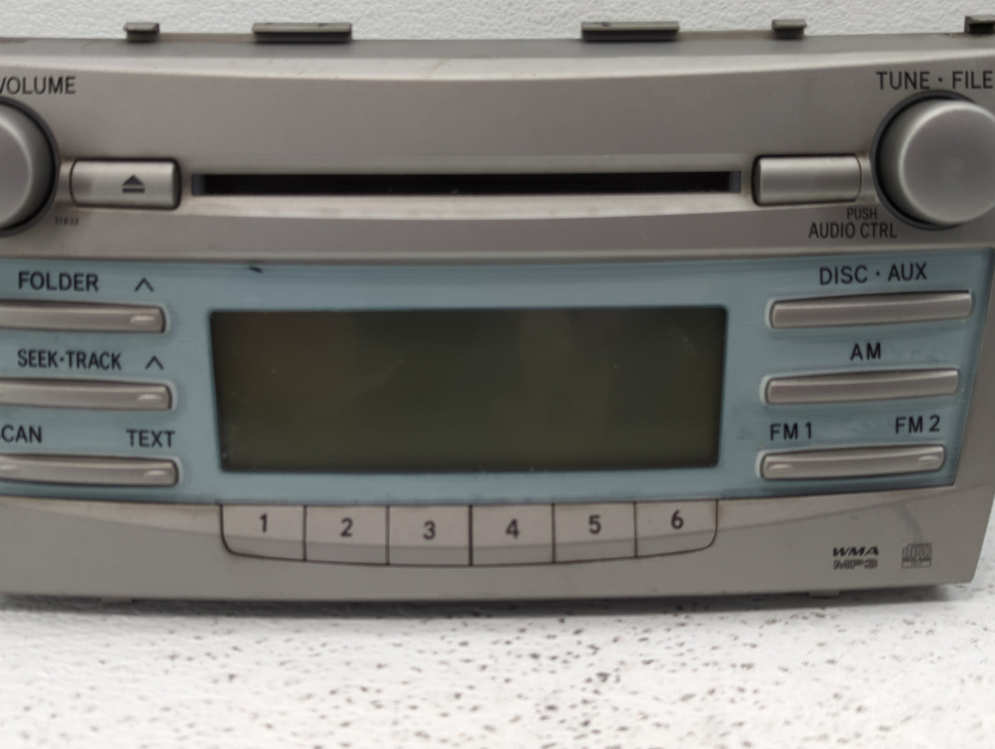 2007-2009 Toyota Camry Radio AM FM Cd Player Receiver Replacement Fits Fits 2007 2008 2009 OEM Used Auto Parts - Oemusedauto