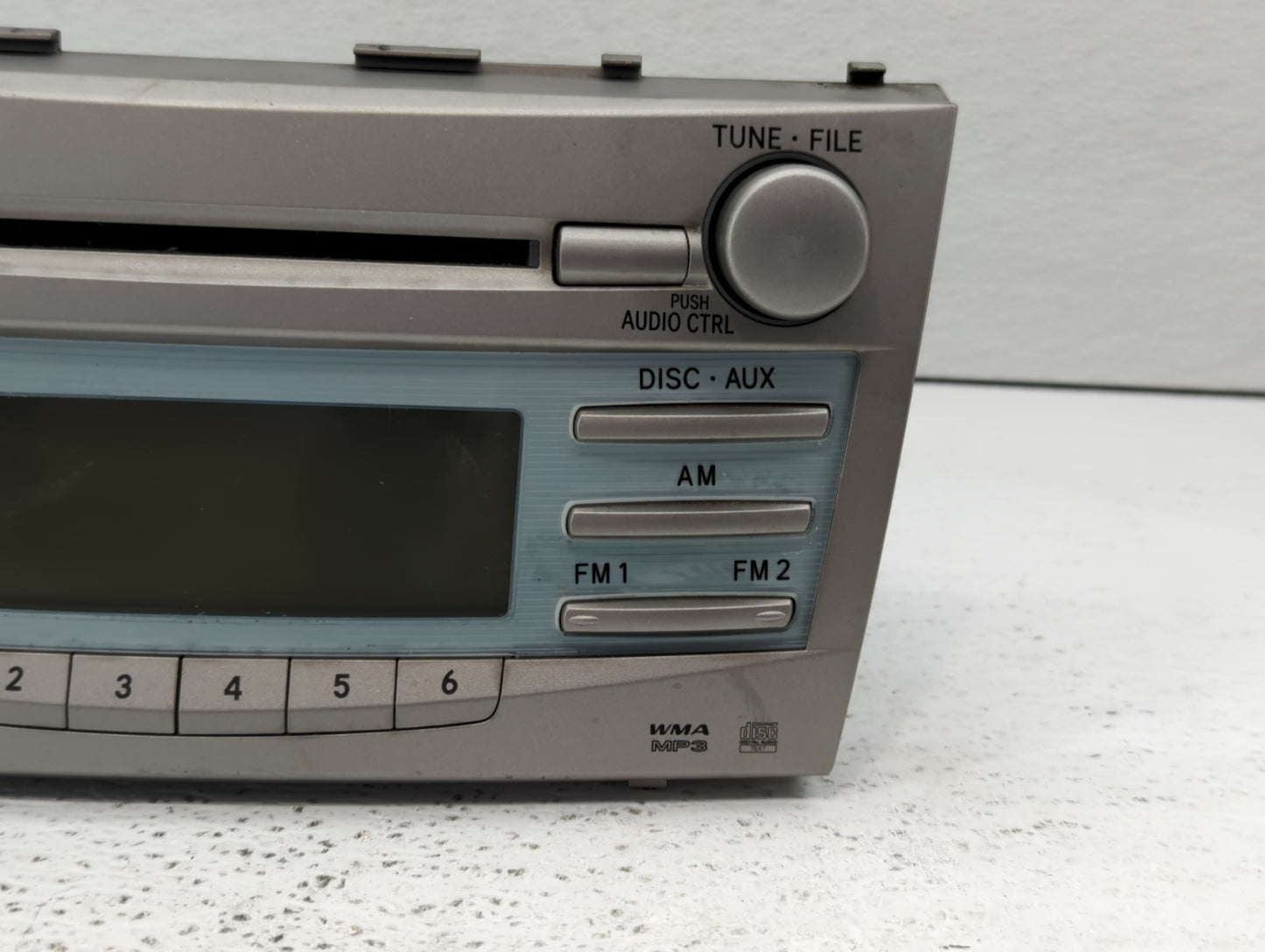 2007-2009 Toyota Camry Radio AM FM Cd Player Receiver Replacement Fits Fits 2007 2008 2009 OEM Used Auto Parts - Oemusedauto