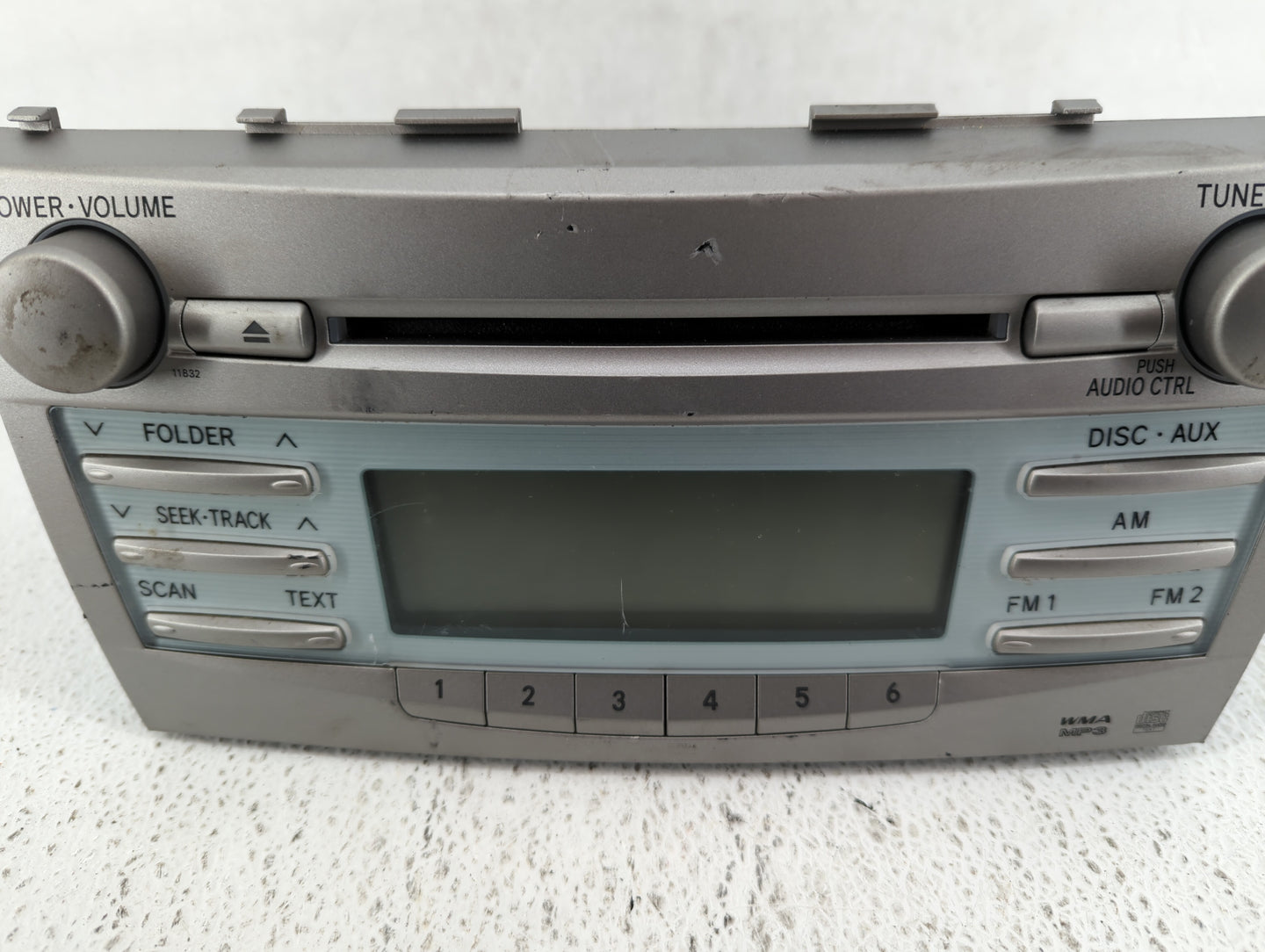2007-2009 Toyota Camry Am Fm Cd Player Radio Receiver - Oemusedautoparts1.com