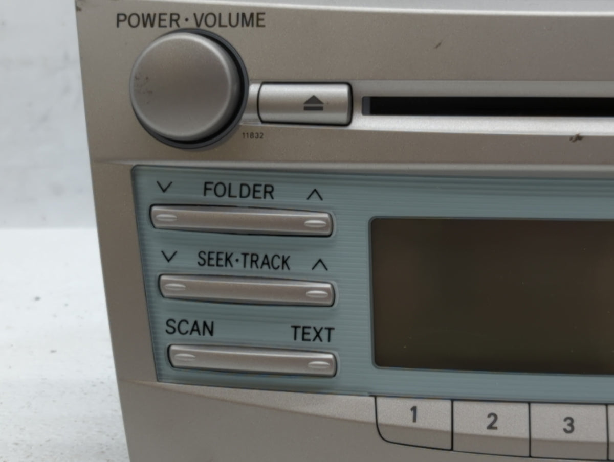 2007-2009 Toyota Camry Am Fm Cd Player Radio Receiver 521965 - Oemusedautoparts1.com